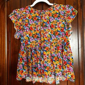 Umgee Floral Multicolor Top